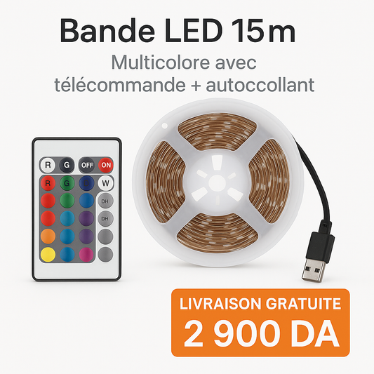 Bande led 15m ❌Livraison offerte partout en algerie ❌